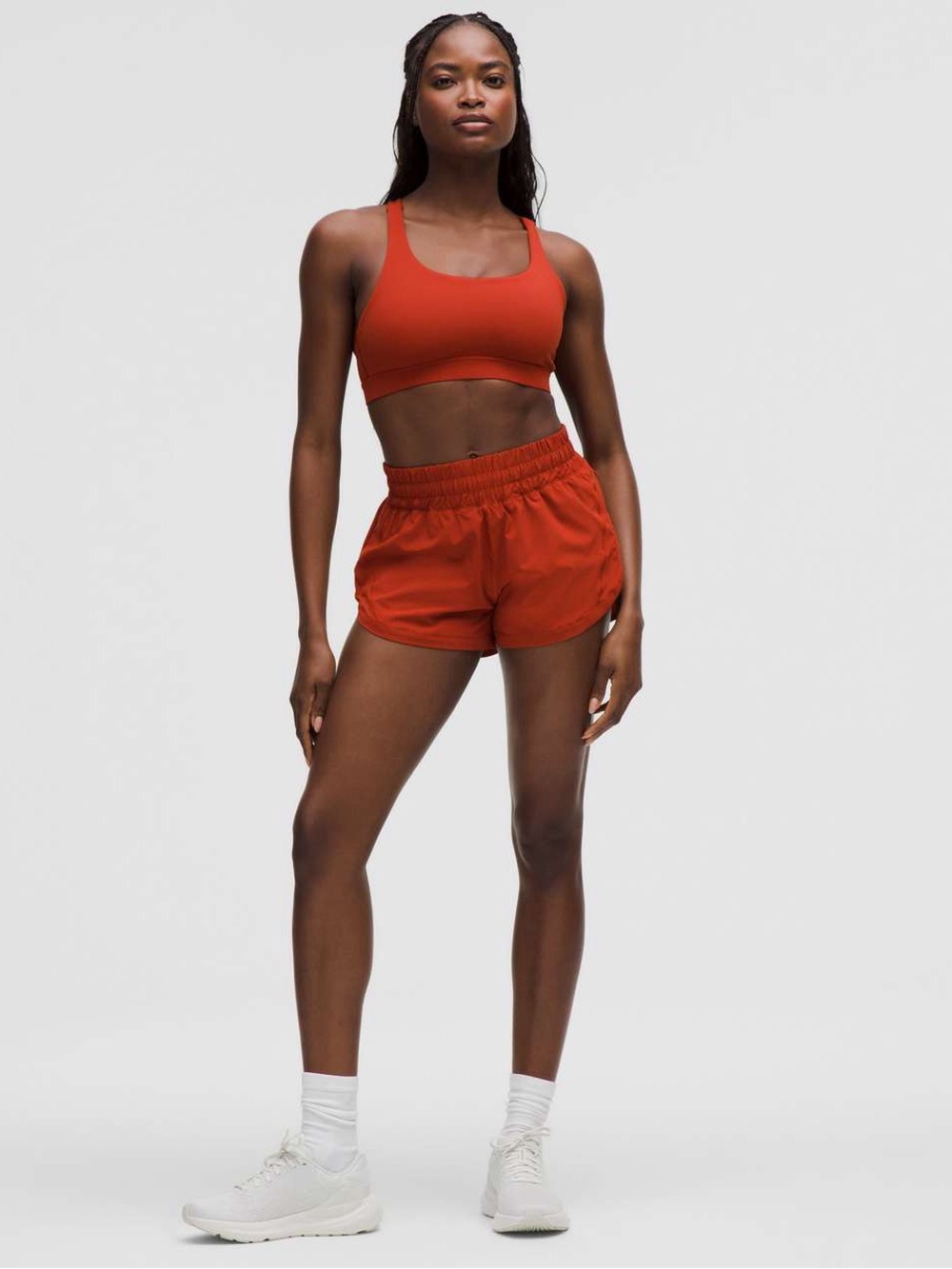 Lululemon /// Women’s Track That High-Rise Lined Short 3" - Autumn Rust - Size 2 - Picture 3 of 13